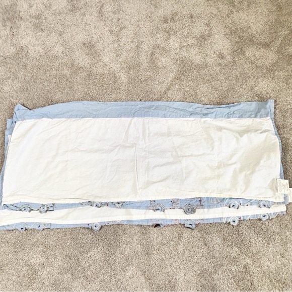 POTTERY BARN KIDS Set Of 2 Blue Car Appliqué Curtain Valance Lined 44” X 18” - Picture 8 of 8